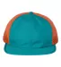 Richardson Hats 935 Rouge Wide Set Mesh Cap Teal/ Orange front view