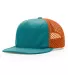 Richardson Hats 935 Rouge Wide Set Mesh Cap Teal/ Orange side view