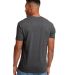 Next Level 6210 Wholesale Men's CVC Blended Plain  in Charcoal back view