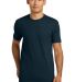 Next Level 6210 Wholesale Men's CVC Blended Plain  in Midnight navy front view