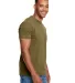 Next Level 6210 Men's CVC Crew in Military green side view