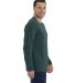 Next Level 3601 Men's Long Sleeve Crew in Forest green side view