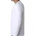 Next Level 3601 Men's Long Sleeve Crew in White side view