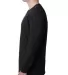 Next Level 3601 Men's Long Sleeve Crew in Black side view