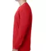 Next Level 3601 Men's Long Sleeve Crew in Red side view