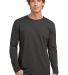 Next Level 3601 Men's Long Sleeve Crew in Heavy metal