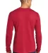 Next Level 3601 Men's Long Sleeve Crew in Red back view