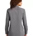 Ogio LOG1002 OGIO    Ladies Commuter Woven Tunic Gear Grey Hthr back view