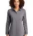 Ogio LOG1002 OGIO    Ladies Commuter Woven Tunic Gear Grey Hthr front view