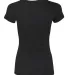 Next Level 3300L The Perfect Tee BLACK back view
