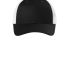 Port Authority Clothing C112LP Port Authority  Low in Black/white front view