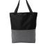 Port Authority Clothing BG418 Port Authority  Acce in Hthr gy/black front view