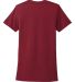 Next Level 3900 Boyfriend Tee  in Cardinal backFlat view