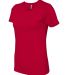 Next Level 3900 Boyfriend Tee  in Red