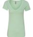 Next Level 6640 The CVC V Neck T Shirts in Mint
