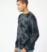 Independent Trading Co. PRM3500TD Midweight Tie-Dy Tie Dye Black side view