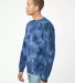 Independent Trading Co. PRM3500TD Midweight Tie-Dy Tie Dye Navy side view