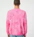 Independent Trading Co. PRM3500TD Midweight Tie-Dy Tie Dye Pink back view