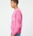 Independent Trading Co. PRM3500TD Midweight Tie-Dy Tie Dye Pink side view