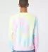 Independent Trading Co. PRM3500TD Midweight Tie-Dy Tie Dye Sunset Swirl back view