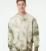 Independent Trading Co. PRM3500TD Midweight Tie-Dy Tie Dye Olive front view