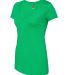 Next Level 6740 Tri-Blend V Neck T Shirts in Envy side view