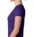 Next Level 6740 Tri-Blend V in Purple rush side view