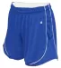 Badger Sportswear 4118 Women's B-Core Pacer Shorts Royal/ White side view