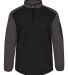 Badger Sportswear 7640 Field Pullover Black/ Graphite front view
