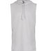 Badger Sportswear 2108 Youth B-Core Sleeveless Hoo in Silver front view