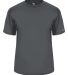 Badger Sportswear 2200 Youth Splitter T-Shirt Graphite front view