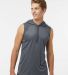 Badger Sportswear 4108 B-Core Sleeveless Hooded T- in Graphite front view
