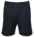 Badger Sportswear 1407 Unisex Polyfleece 7" Shorts Navy front view