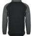 Badger Sportswear 7650 Soft Shell Sport Jacket Black/ Graphite back view