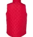 Badger Sportswear 7660 Quilted Vest Red back view