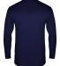 Badger Sportswear 1001 FitFlex Performance Long Sl in Navy back view