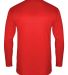 Badger Sportswear 1001 FitFlex Performance Long Sl in Red back view