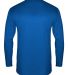 Badger Sportswear 1001 FitFlex Performance Long Sl in Royal back view
