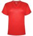 Badger Sportswear 1002 FitFlex Women's Performance in Red front view