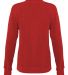 Badger Sportswear 1041 FitFlex Women's French Terr in Red back view