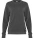 Badger Sportswear 1041 FitFlex Women's French Terr in Charcoal front view