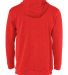 Badger Sportswear 1050 FitFlex French Terry Hooded in Red back view