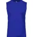 Badger Sportswear 4530 Fitted Battle Sleeveless T- in Royal front view