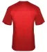 Badger Sportswear 1000 FitFlex Performance T-Shirt in Red back view