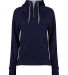 Badger Sportswear 1051 FitFlex Women's French Terr in Navy front view
