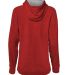 Badger Sportswear 1051 FitFlex Women's French Terr in Red back view