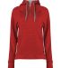 Badger Sportswear 1051 FitFlex Women's French Terr in Red front view