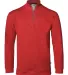 Badger Sportswear 1060 FitFlex French Terry Quarte in Red front view