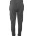 Badger Sportswear 1071 FitFlex Women's French Terr in Charcoal back view