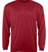 Badger Sportswear 2145 Youth Line Embossed Long Sl Red Line Embossed front view